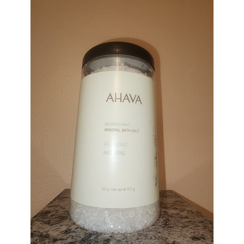 Ahava Dead Sea Salt Mineral Bath Salt Relaxing Natural - 32 oz / 907g
